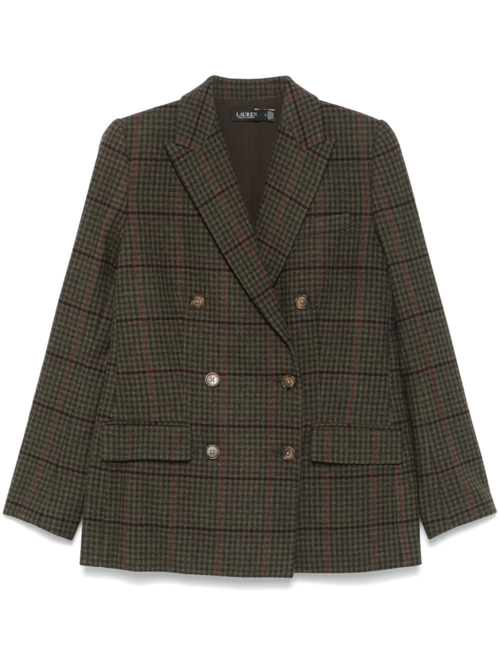 Lauren Ralph Lauren checked blazer - Green von Lauren Ralph Lauren