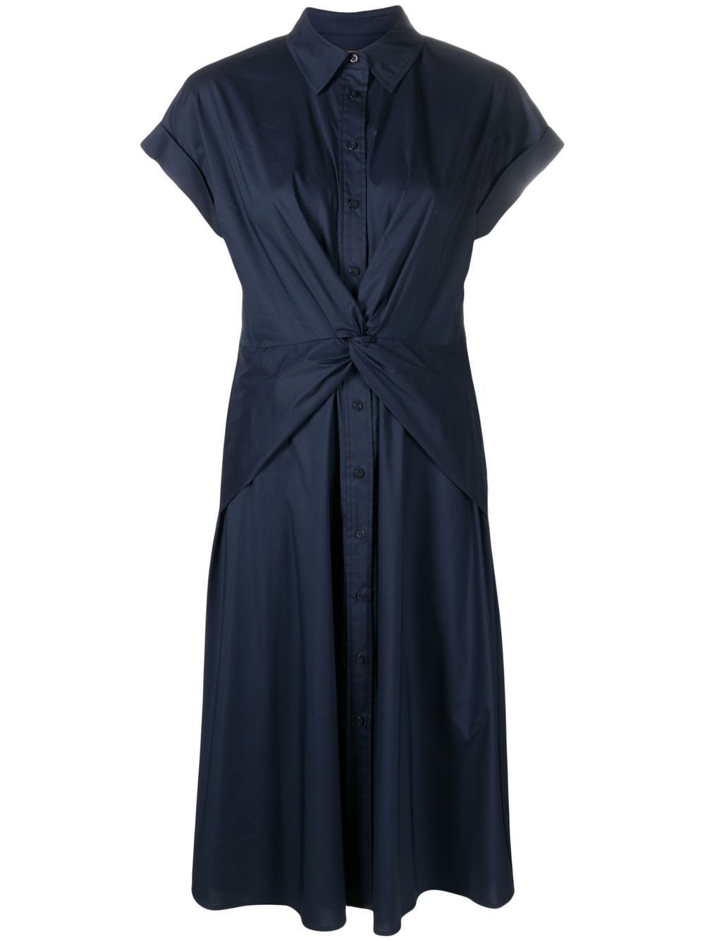 Lauren Ralph Lauren classic collar cotton shirt dress - Blue von Lauren Ralph Lauren