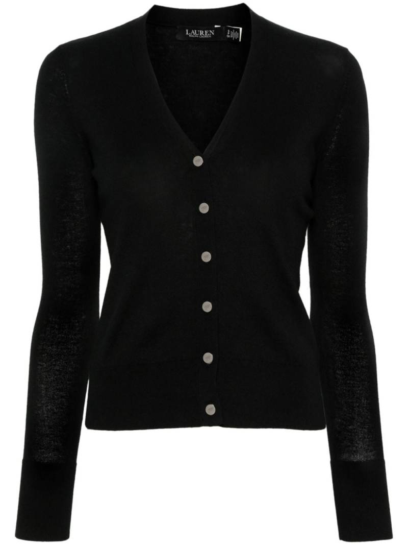 Lauren Ralph Lauren fine-knit cardigan - Black von Lauren Ralph Lauren