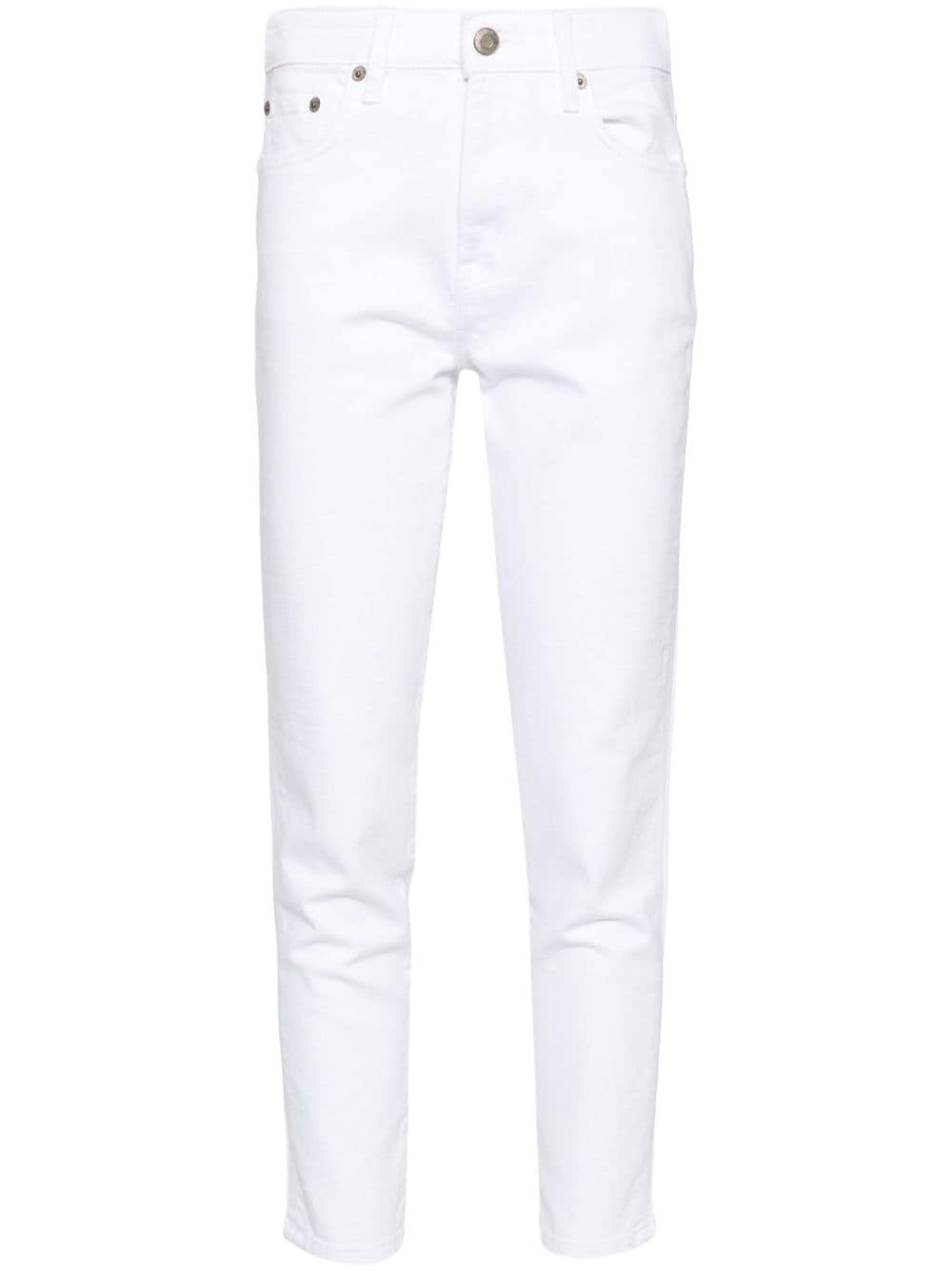 Lauren Ralph Lauren high-rise skinny jeans - White von Lauren Ralph Lauren