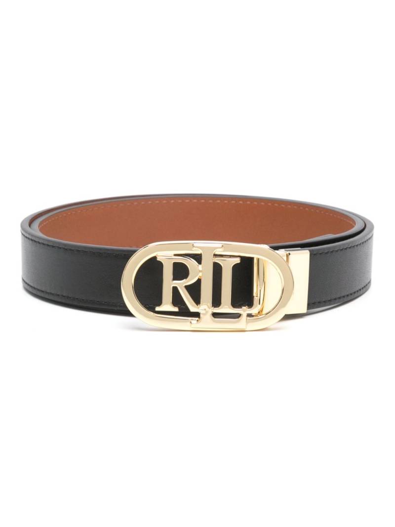 Lauren Ralph Lauren logo-buckle belt - Black von Lauren Ralph Lauren