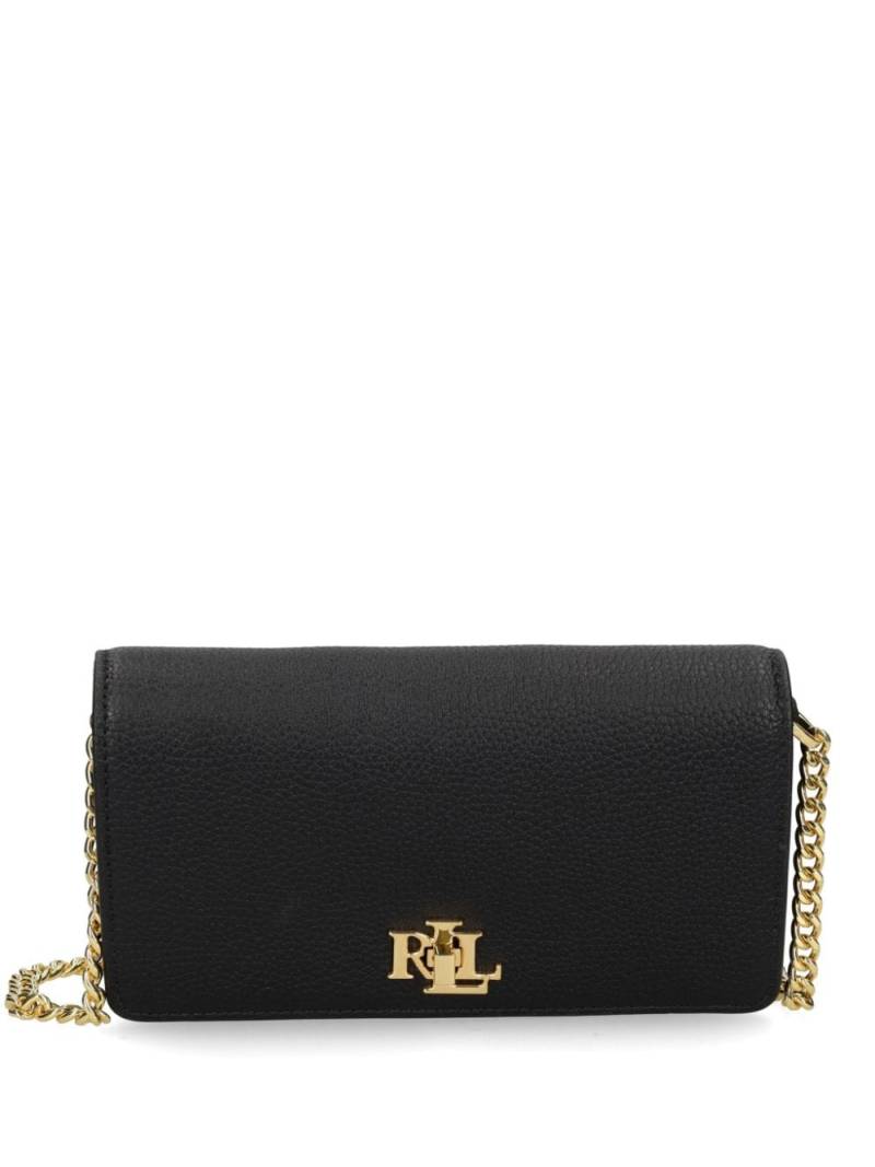 Lauren Ralph Lauren logo-engraved mini bag - Black von Lauren Ralph Lauren