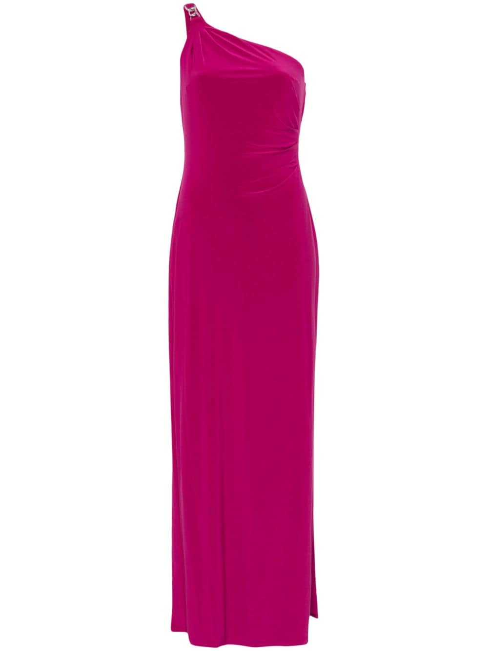 Lauren Ralph Lauren one-shoulder maxi dress - Pink von Lauren Ralph Lauren