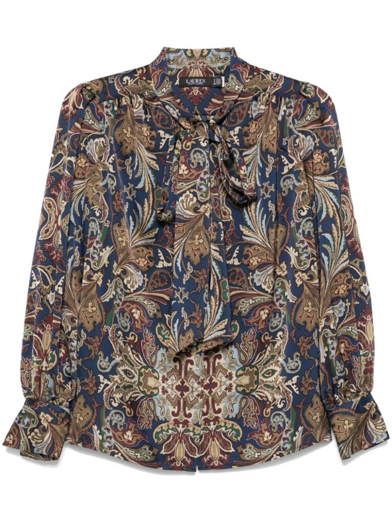 Lauren Ralph Lauren paisley-print blouse - Blue von Lauren Ralph Lauren