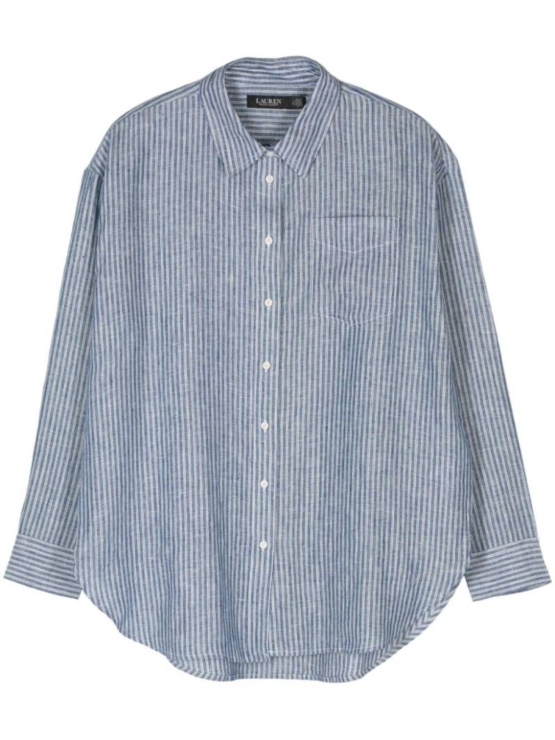 Lauren Ralph Lauren pinstripe shirt - Blue von Lauren Ralph Lauren