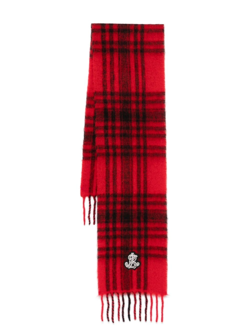 Lauren Ralph Lauren plaid check-pattern scarf - Red von Lauren Ralph Lauren