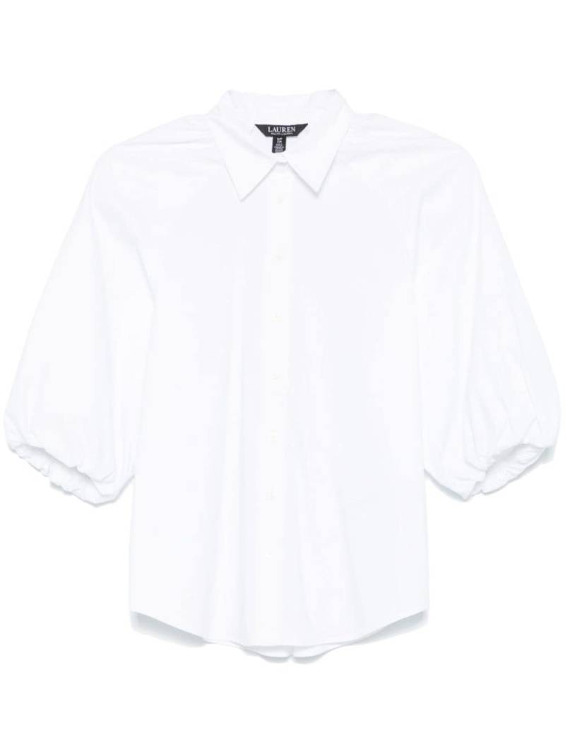 Lauren Ralph Lauren puff-sleeve shirt - White von Lauren Ralph Lauren