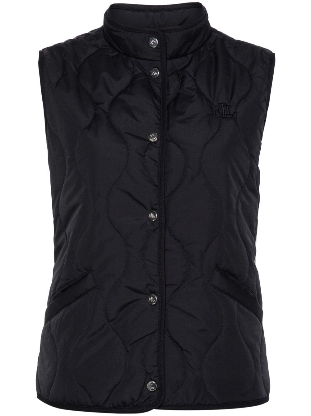 Lauren Ralph Lauren quilted padded gilet - Blue von Lauren Ralph Lauren