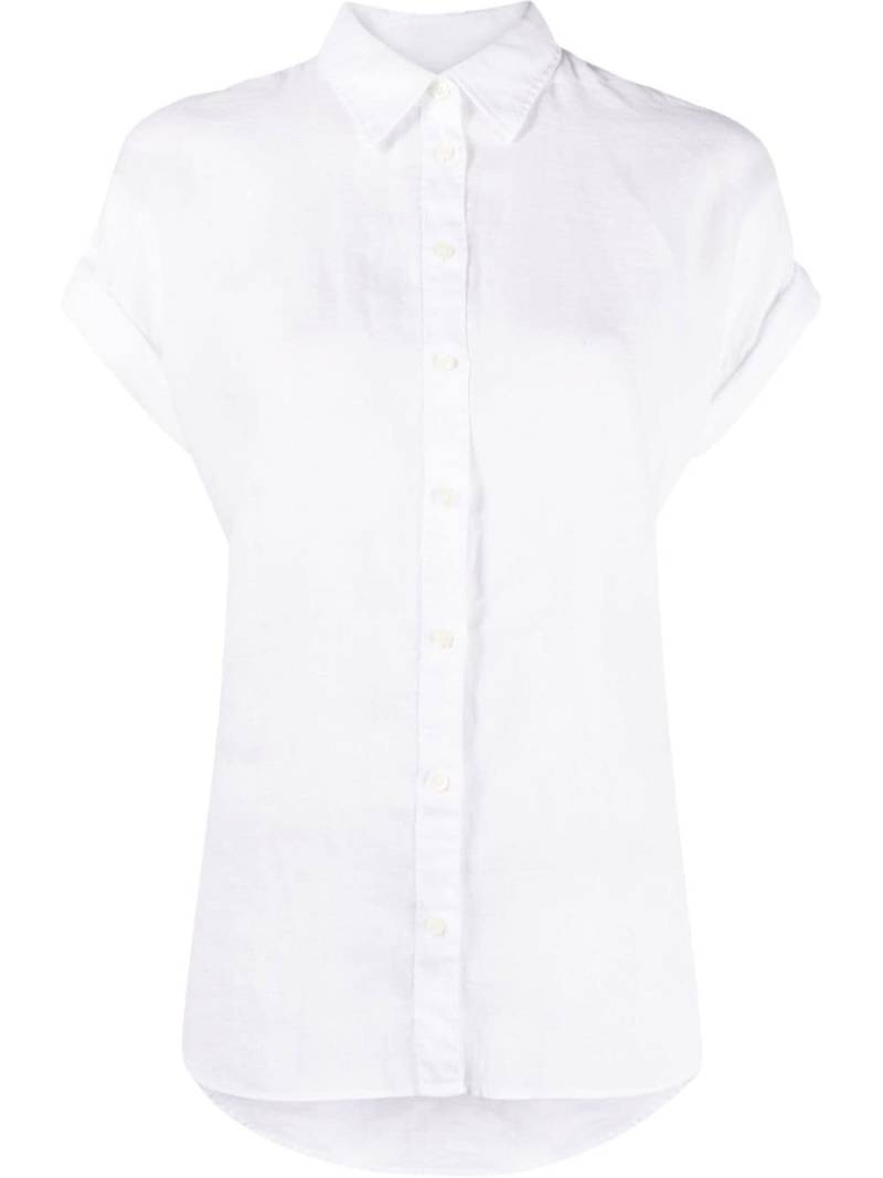 Lauren Ralph Lauren rolled-cuffs short-sleeve shirt - White von Lauren Ralph Lauren