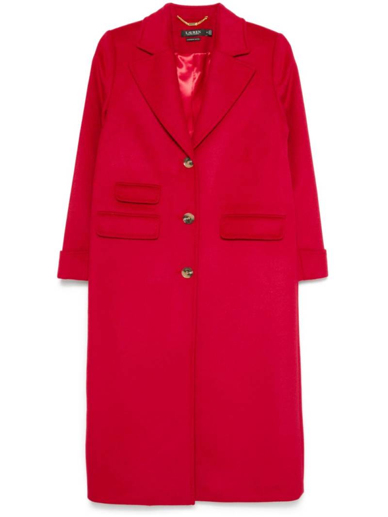 Lauren Ralph Lauren single-breasted coat - Red von Lauren Ralph Lauren