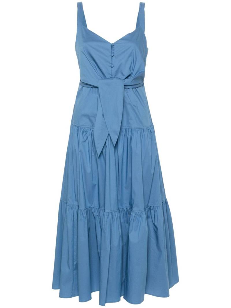 Lauren Ralph Lauren sleeveless tiered maxi dress - Blue von Lauren Ralph Lauren