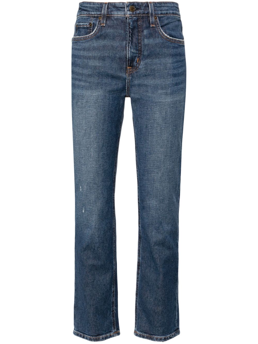 Lauren Ralph Lauren slim-leg cotton cropped jeans - Blue von Lauren Ralph Lauren