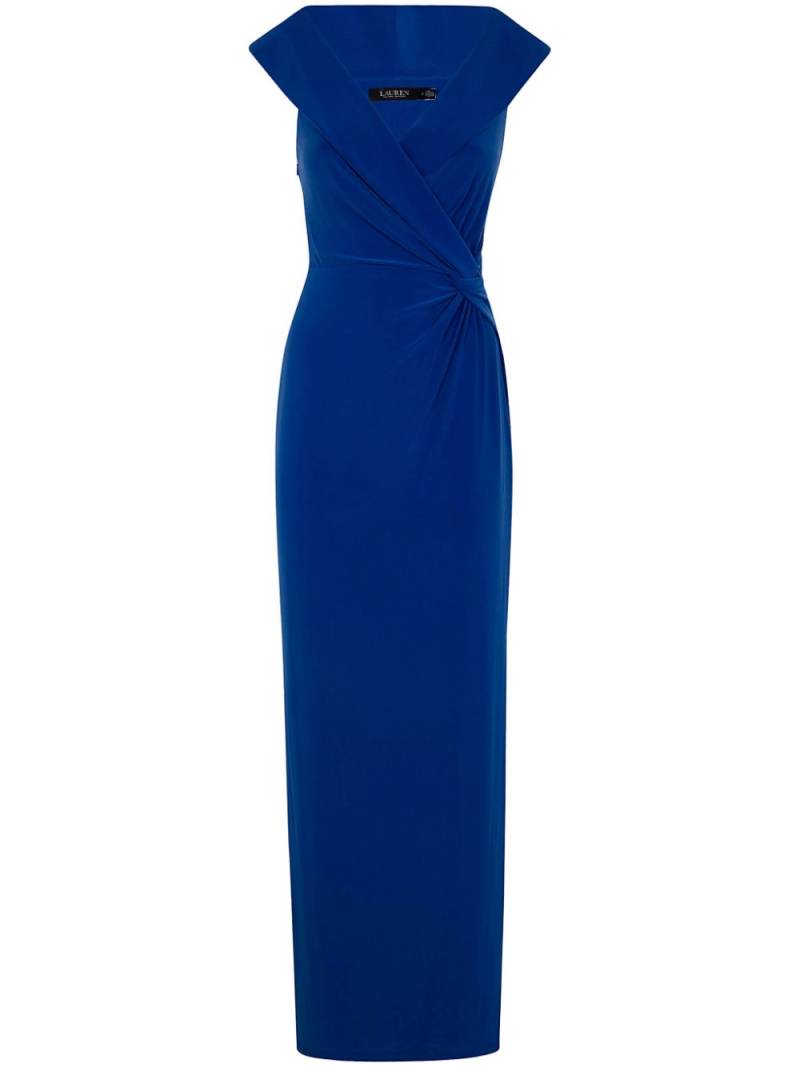 Lauren Ralph Lauren twisted maxi dress - Blue von Lauren Ralph Lauren