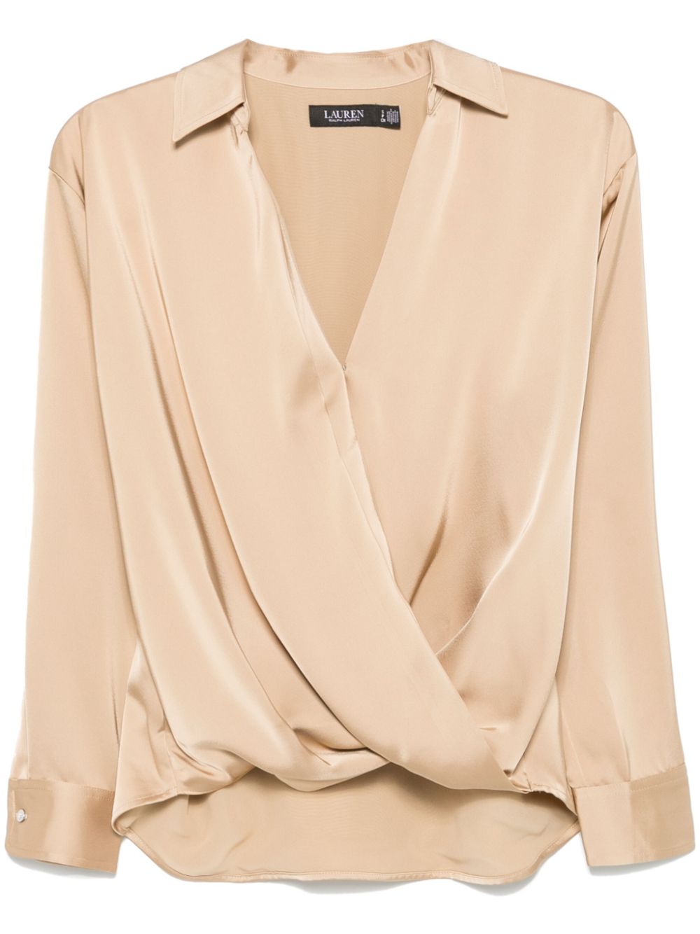 Lauren Ralph Lauren wrap blouse - Neutrals von Lauren Ralph Lauren