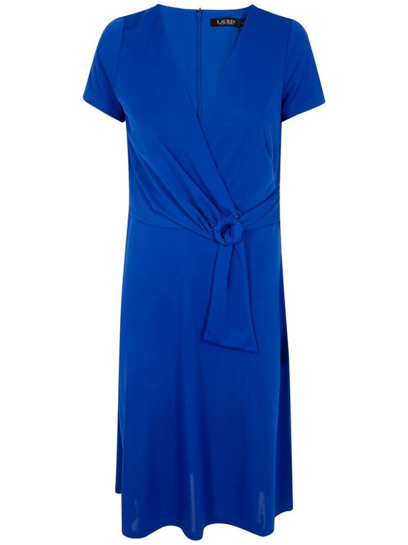 Lauren Ralph Lauren wrap-design midi dress - Blue von Lauren Ralph Lauren