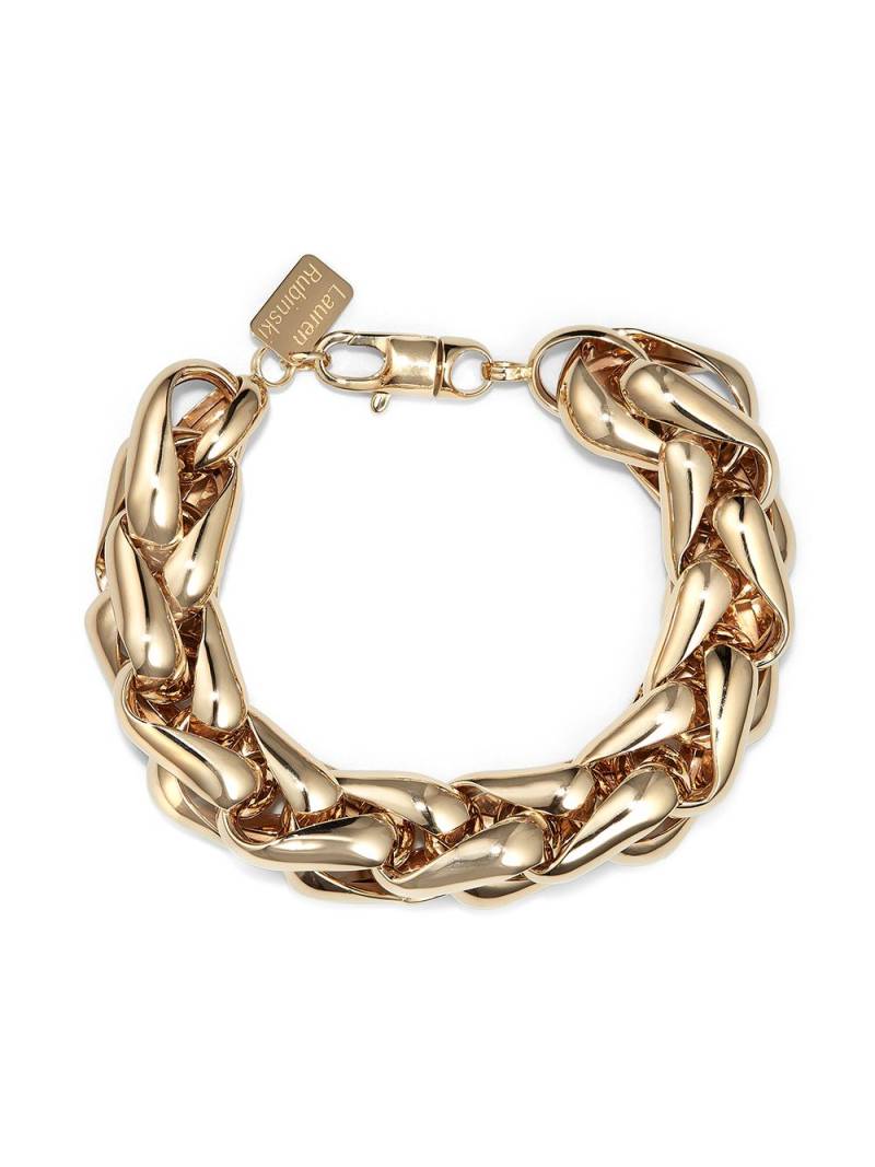 Lauren Rubinski 14kt yellow gold chunky chain bracelet von Lauren Rubinski