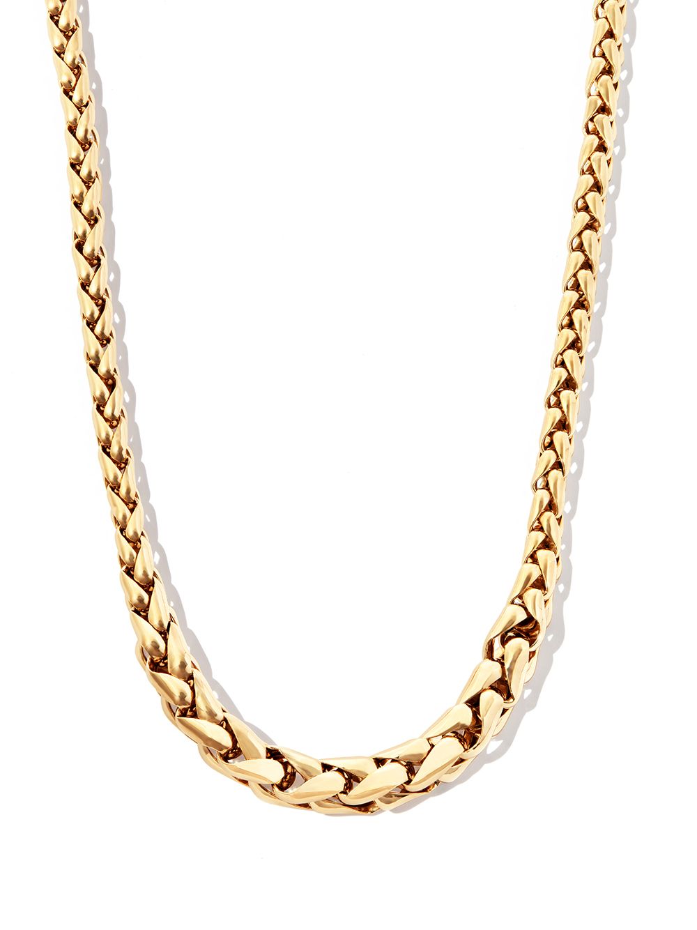 Lauren Rubinski 14kt yellow gold twist-chain necklace von Lauren Rubinski