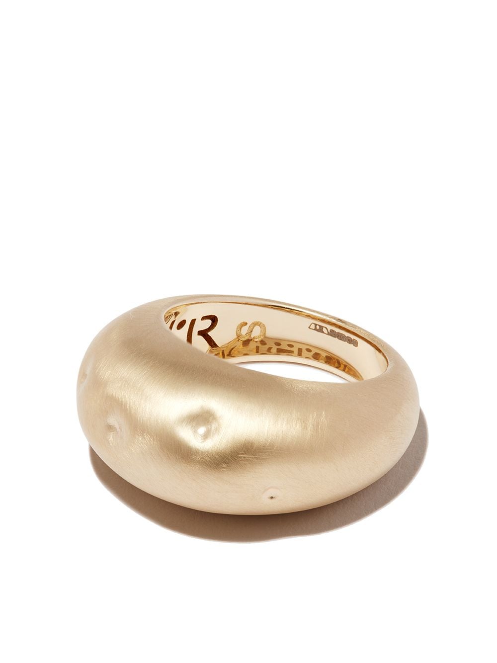 Lauren Rubinski 14kt yellow gold Bubble Broken ring von Lauren Rubinski