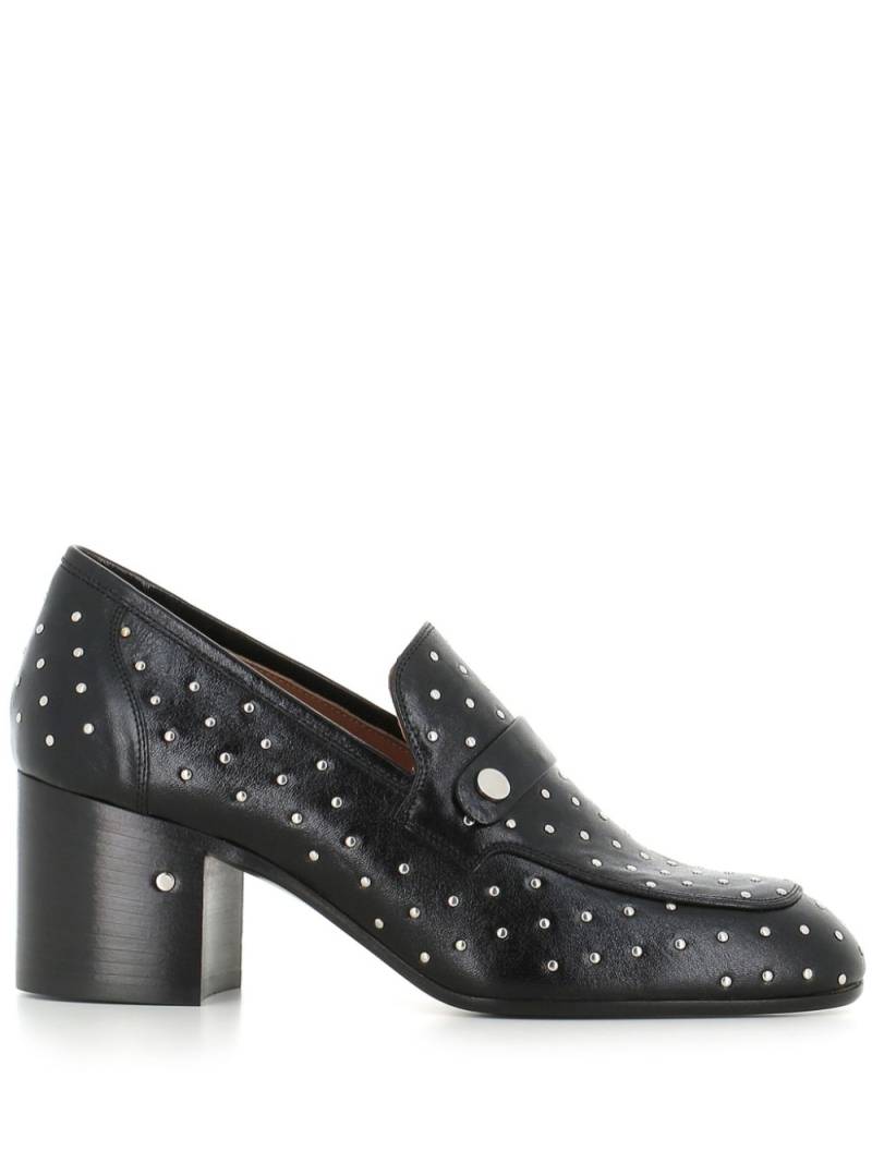 Laurence Dacade 70mm stud-embellished leather loafers - Black von Laurence Dacade