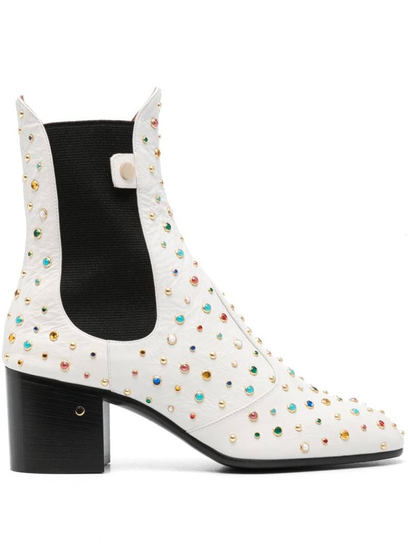 Laurence Dacade Angie 60mm leather boots - White von Laurence Dacade