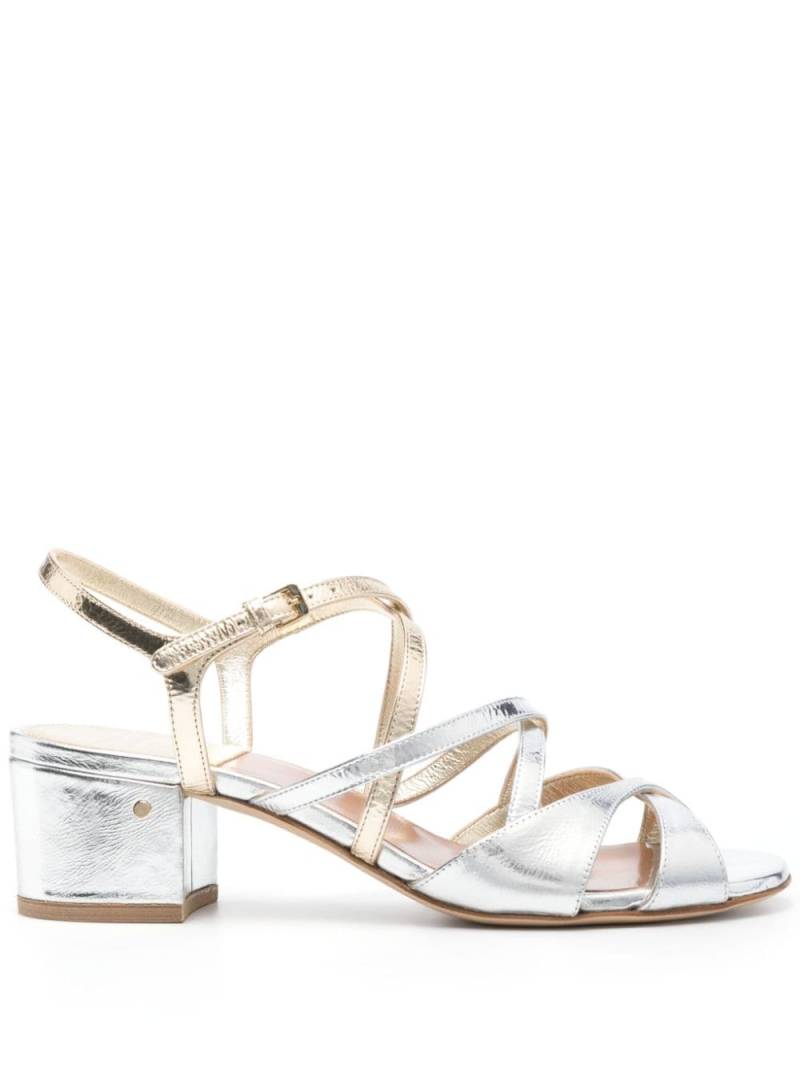 Laurence Dacade Janet 55mm leather sandals - Silver von Laurence Dacade