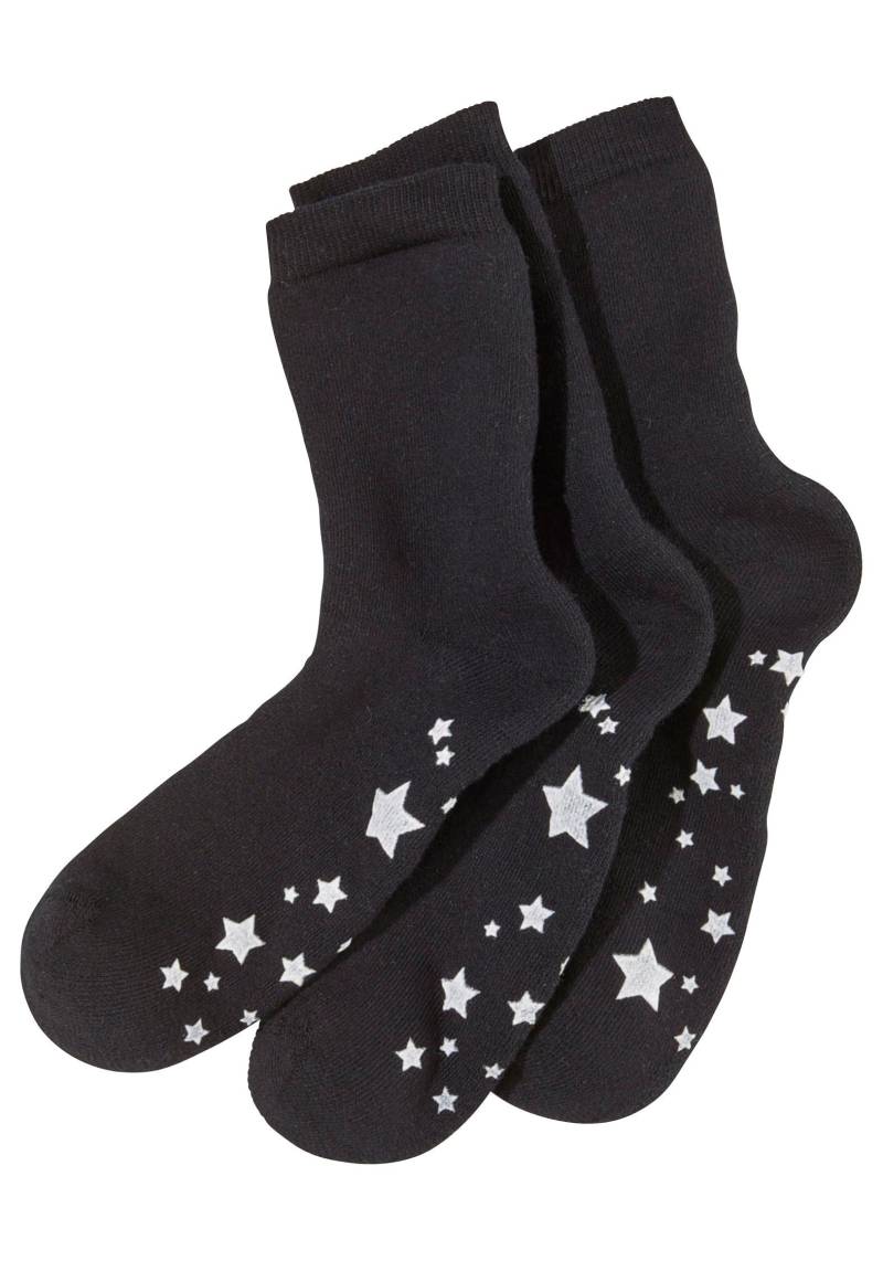 Lavana ABS-Socken, (Packung, 3 Paar), mit Antirutschsohle im Sterndesign von Lavana