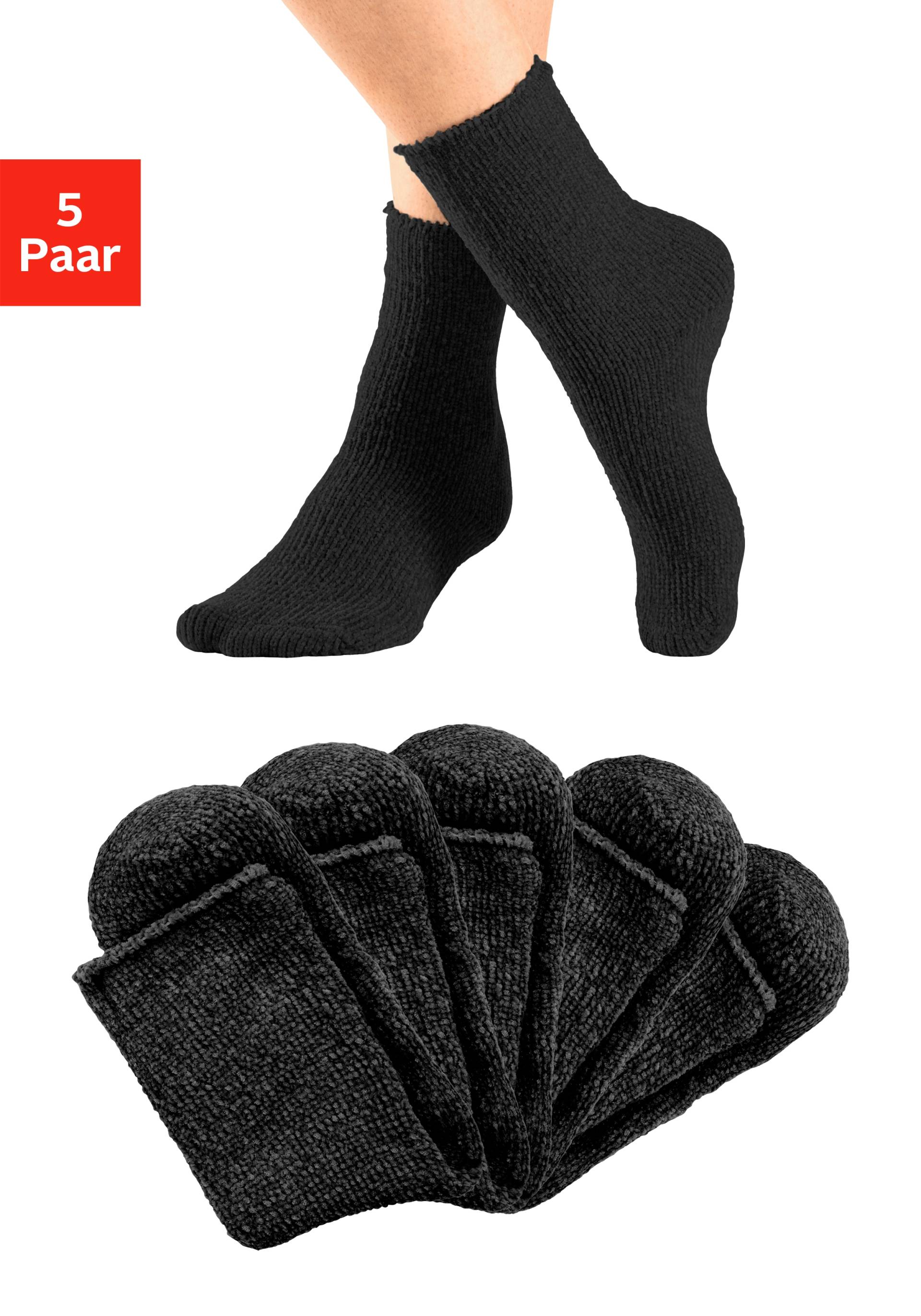 Lavana Kuschelsocken, (Packung, 5 Paar), ideal als Bettsocken von Lavana