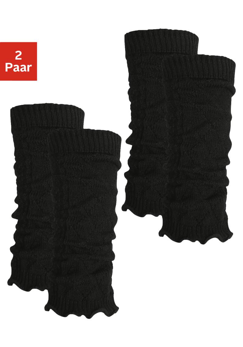 Lavana Stulpensocken, (Packung, 2 Paar), mit Zopfstrickmuster von Lavana