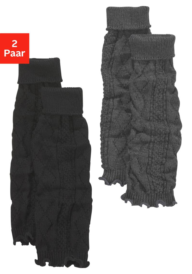 Lavana Stulpensocken, (Packung, 2 Paar), mit Zopfstrickmuster von Lavana