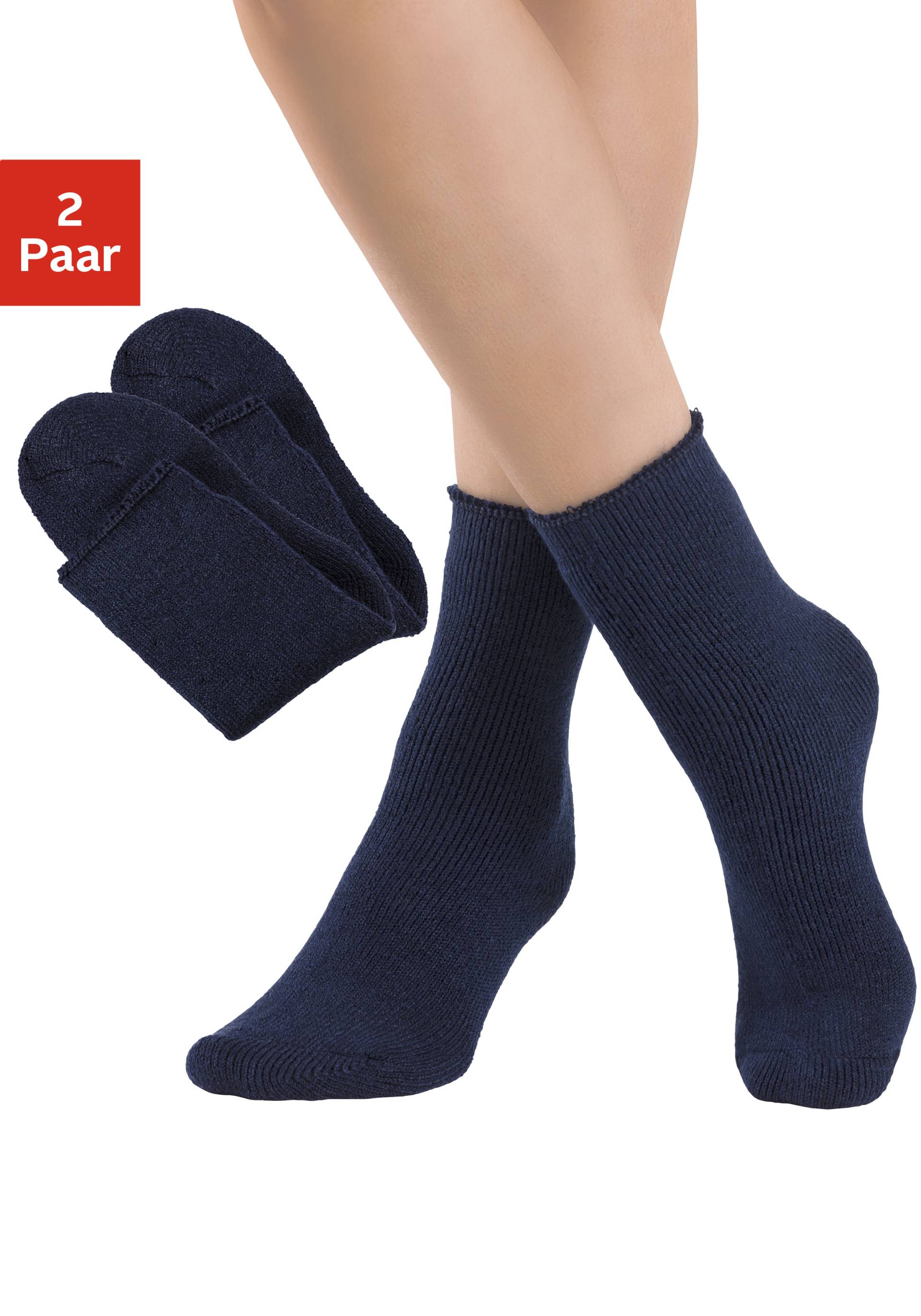 Lavana Thermosocken, (Packung, 2 Paar), mit flauschiger Innenseite von Lavana