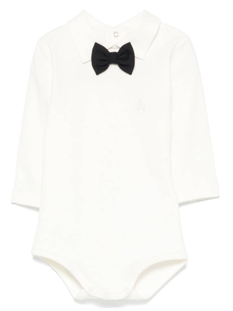 Le Bebé Enfant bow-detail body - White von Le Bebé Enfant