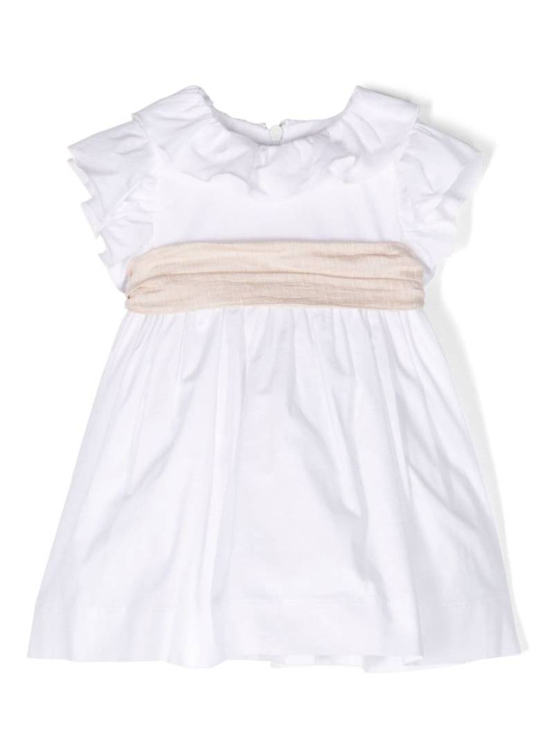 Le Bebé Enfant bow-detail cotton dress - White von Le Bebé Enfant