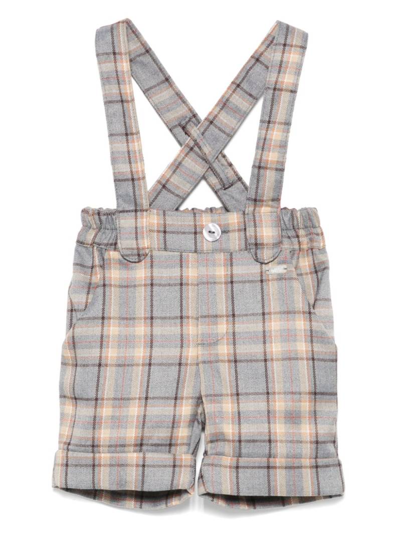 Le Bebé Enfant checked shorts - Grey von Le Bebé Enfant