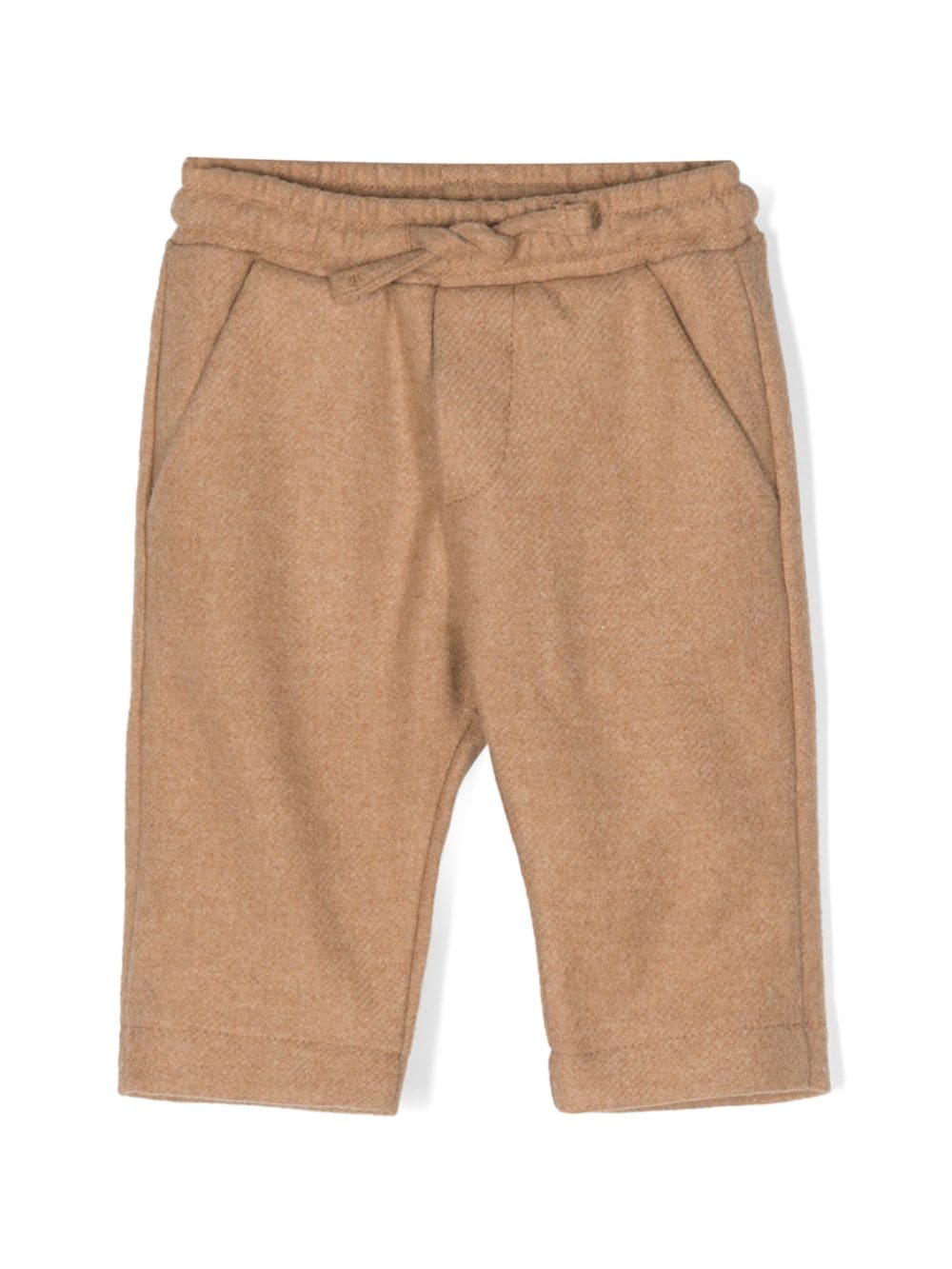 Le Bebé Enfant drawstring-waist felted shorts - Neutrals von Le Bebé Enfant