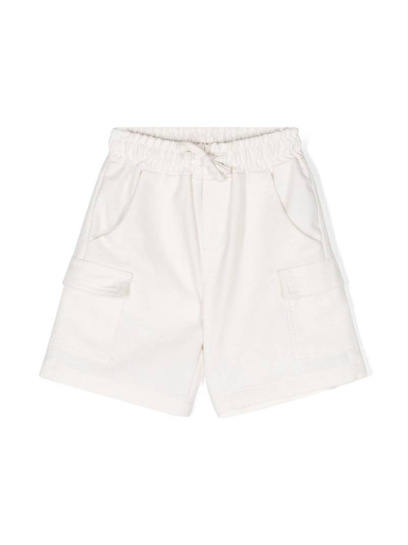 Le Bebé Enfant mid-rise cargo shorts - White von Le Bebé Enfant