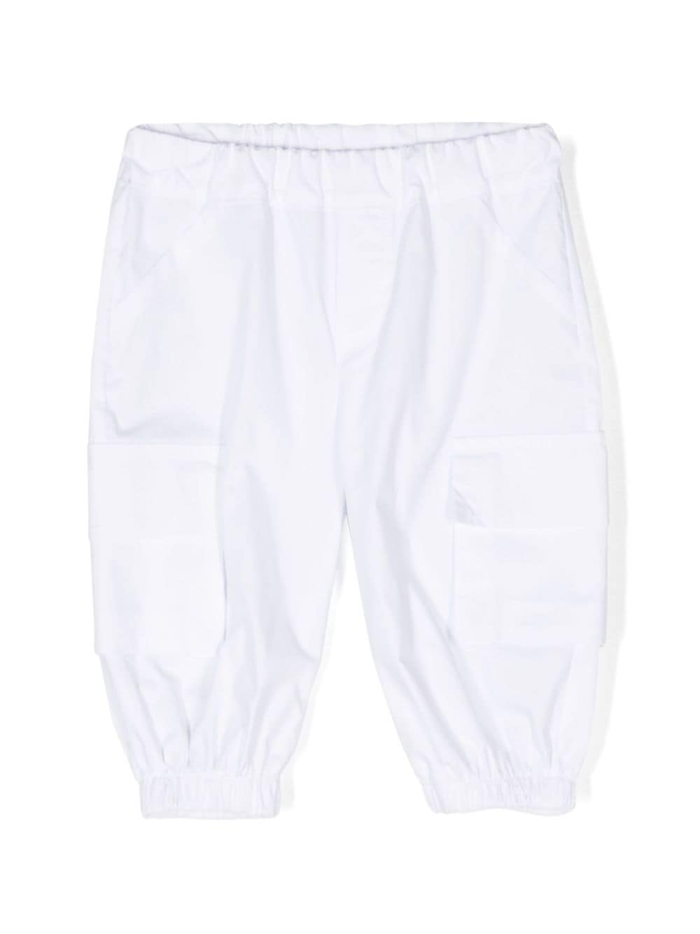 Le Bebé Enfant mid-rise cargo trousers - White von Le Bebé Enfant