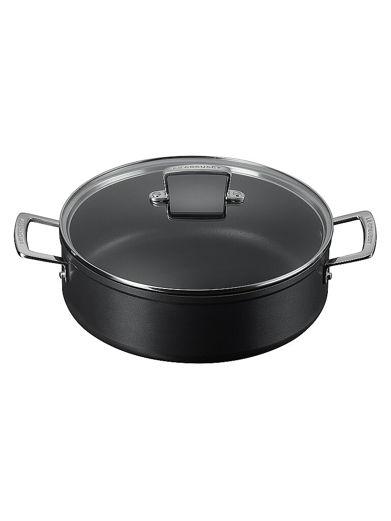 LE CREUSET Alu-Schmorpfanne Antihaft Schwarz 28cm/5,4l schwarz von Le Creuset