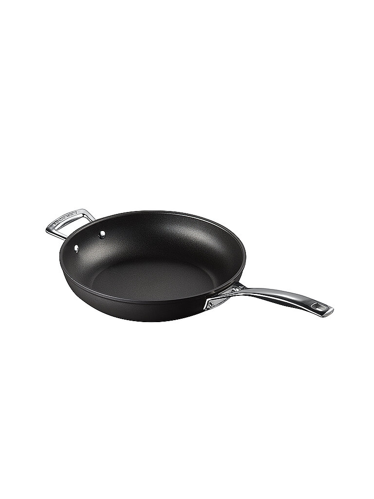 LE CREUSET Aluminium-Antihaft hohe Pfanne mit Gegengriff 28cm schwarz von Le Creuset