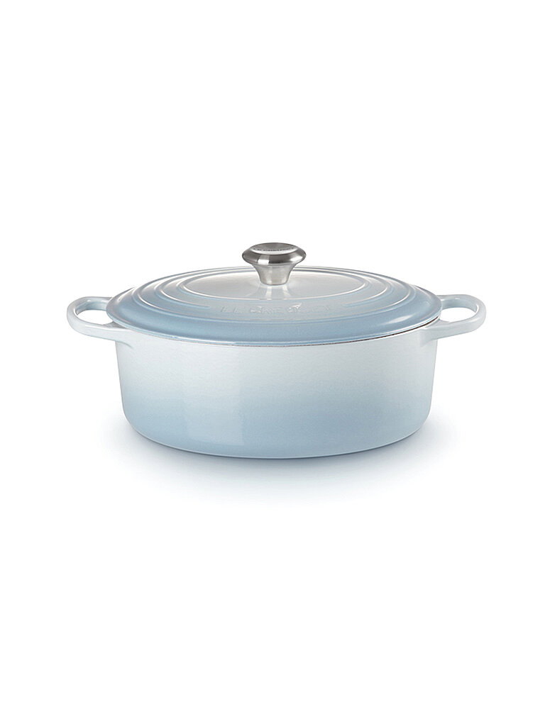 LE CREUSET Bräter oval SIGNATURE 29cm/4,7l hellblau von Le Creuset