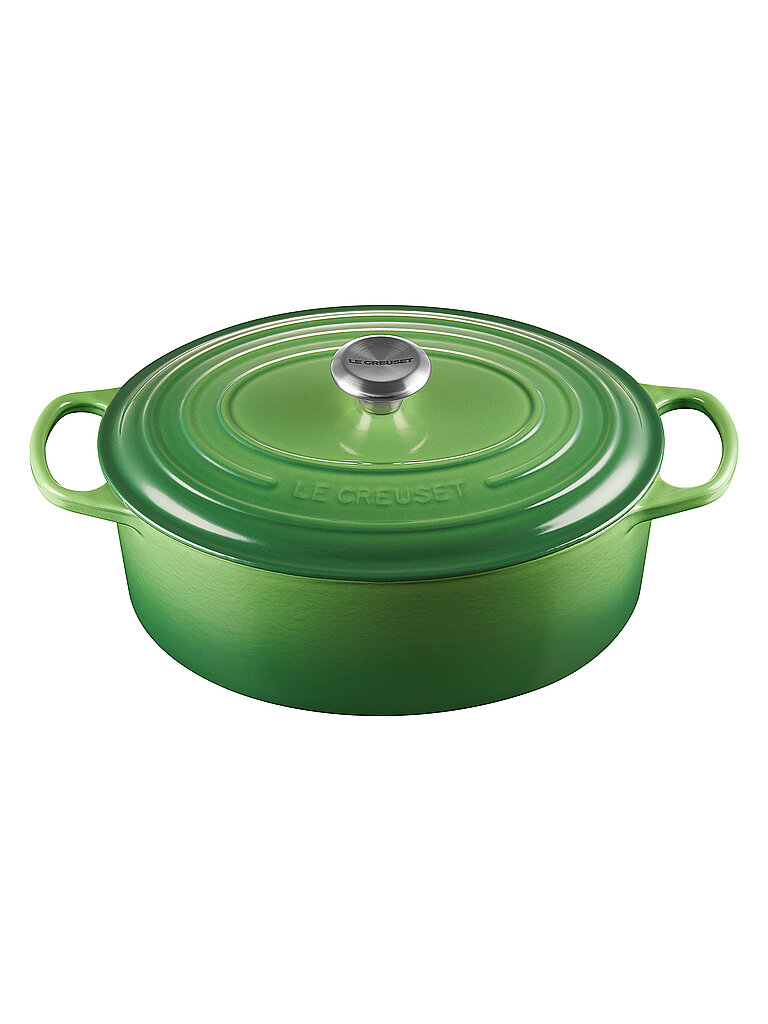 LE CREUSET Bräter oval Signature 31cm 6,3l Bamboo Green grün von Le Creuset