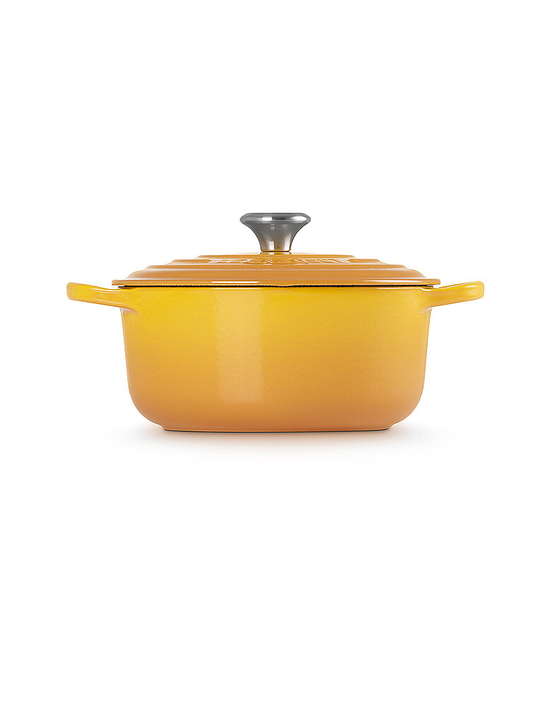 LE CREUSET Bräter rund SIGNATURE 20cm/4,2l Nectar gelb von Le Creuset