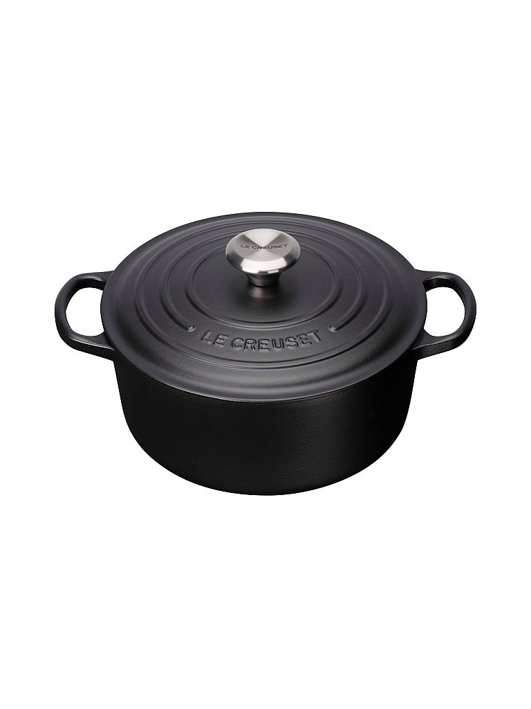 LE CREUSET Bräter rund Signature 20cm (Schwarz) schwarz von Le Creuset