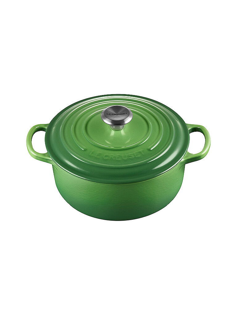 LE CREUSET Bräter rund Signature 20cm Bamboo Green grün von Le Creuset