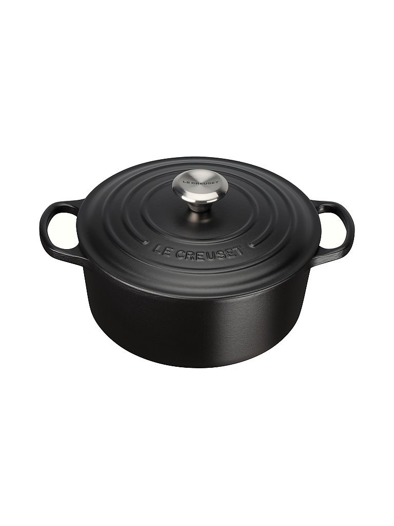 LE CREUSET Bräter rund Signature 24cm/4,2l (Schwarz) schwarz von Le Creuset