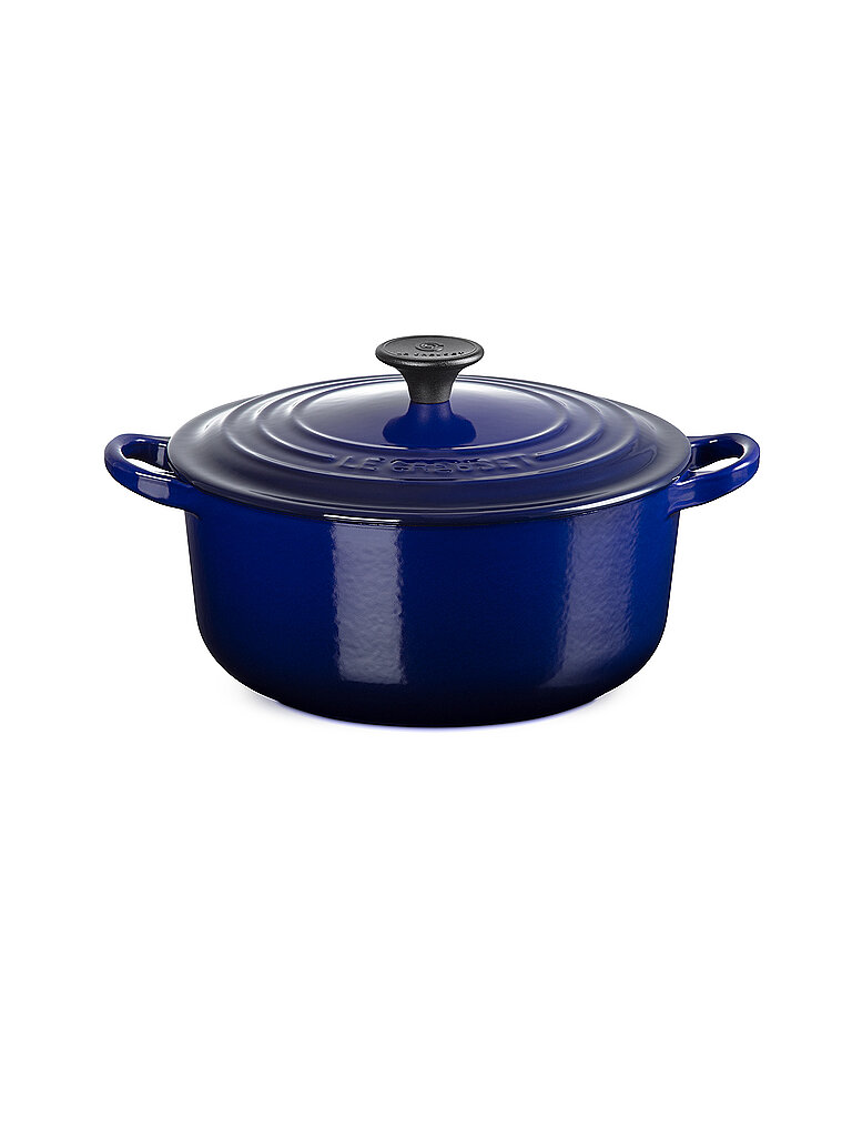 LE CREUSET Bräter rund TRADITION 20cm Indigo dunkelblau von Le Creuset