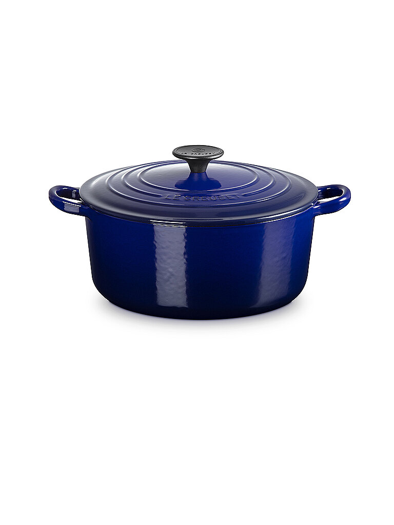 LE CREUSET Bräter rund TRADITION 24cm Indigo dunkelblau von Le Creuset