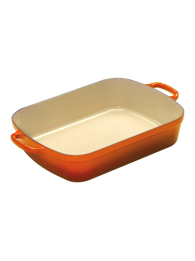 LE CREUSET Bratreine 37x29cm/6,6l (Ofenrot) orange von Le Creuset