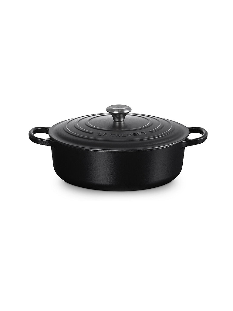 LE CREUSET Gourmet-Bräter SIGNATURE 30cm Schwarz  schwarz von Le Creuset