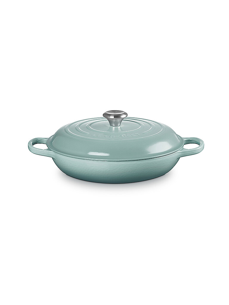 LE CREUSET Gourmet Profitopf 30cm/3,5l SIGNATURE Sea Salt  hellgrau von Le Creuset