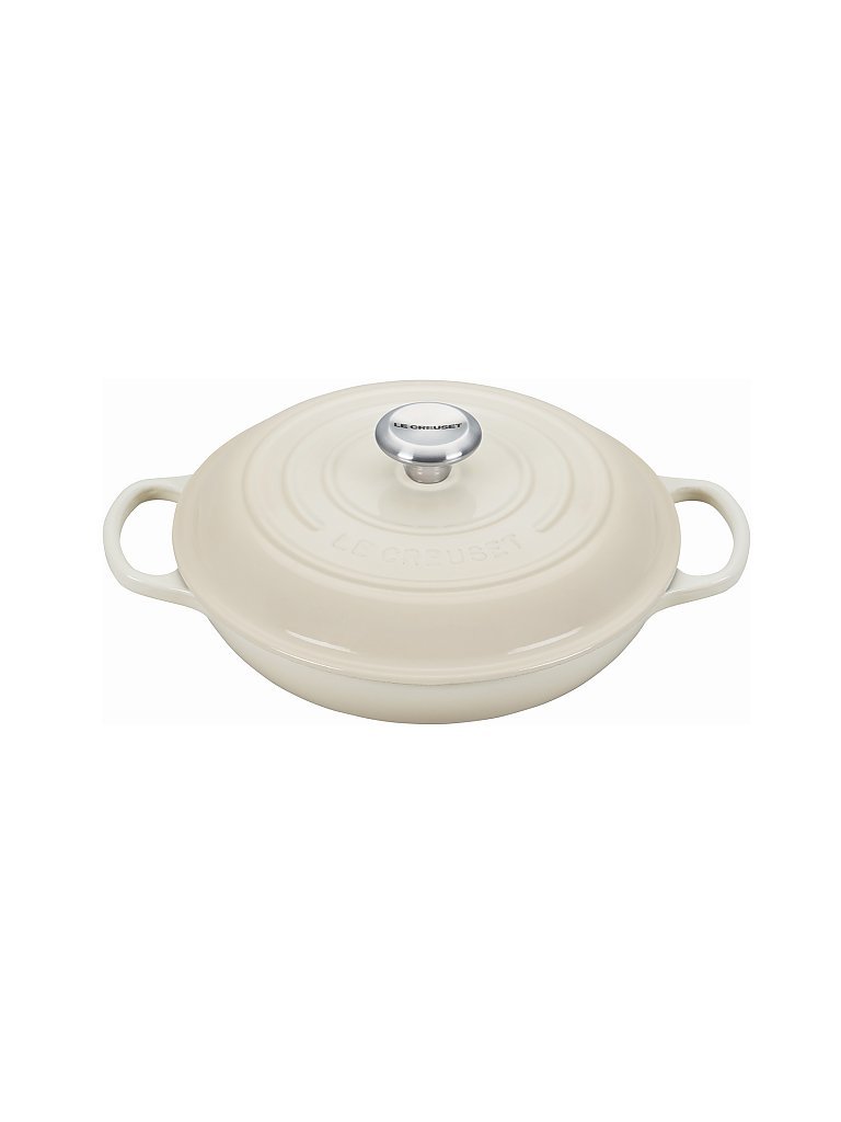 LE CREUSET Gourmet-Profitopf Signature 30cm/3,2l Meringue creme von Le Creuset